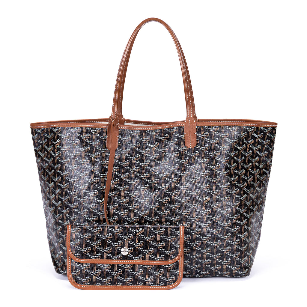 Shoulder Bag Saint Louis PM Black Goyardine Coated Canvas