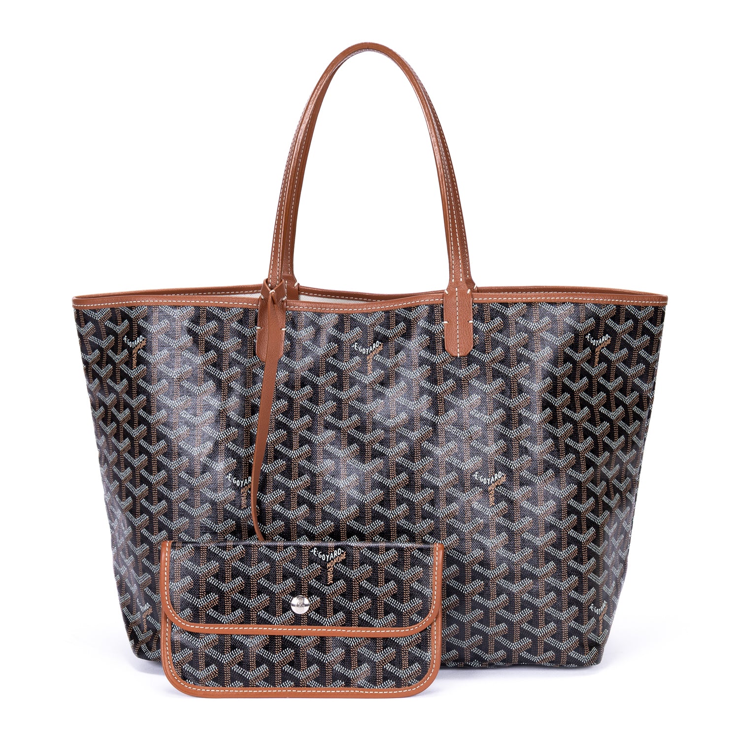 Shoulder Bag Saint Louis PM Black Goyardine Coated Canvas