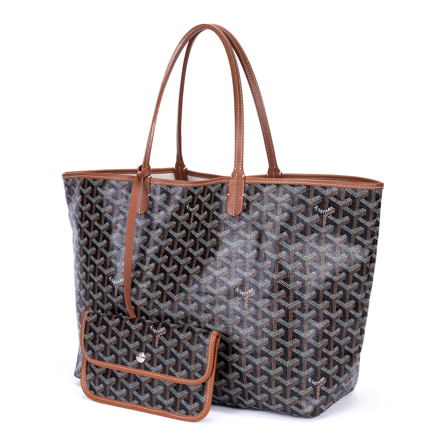 Shoulder Bag Saint Louis PM Black Goyardine Coated Canvas
