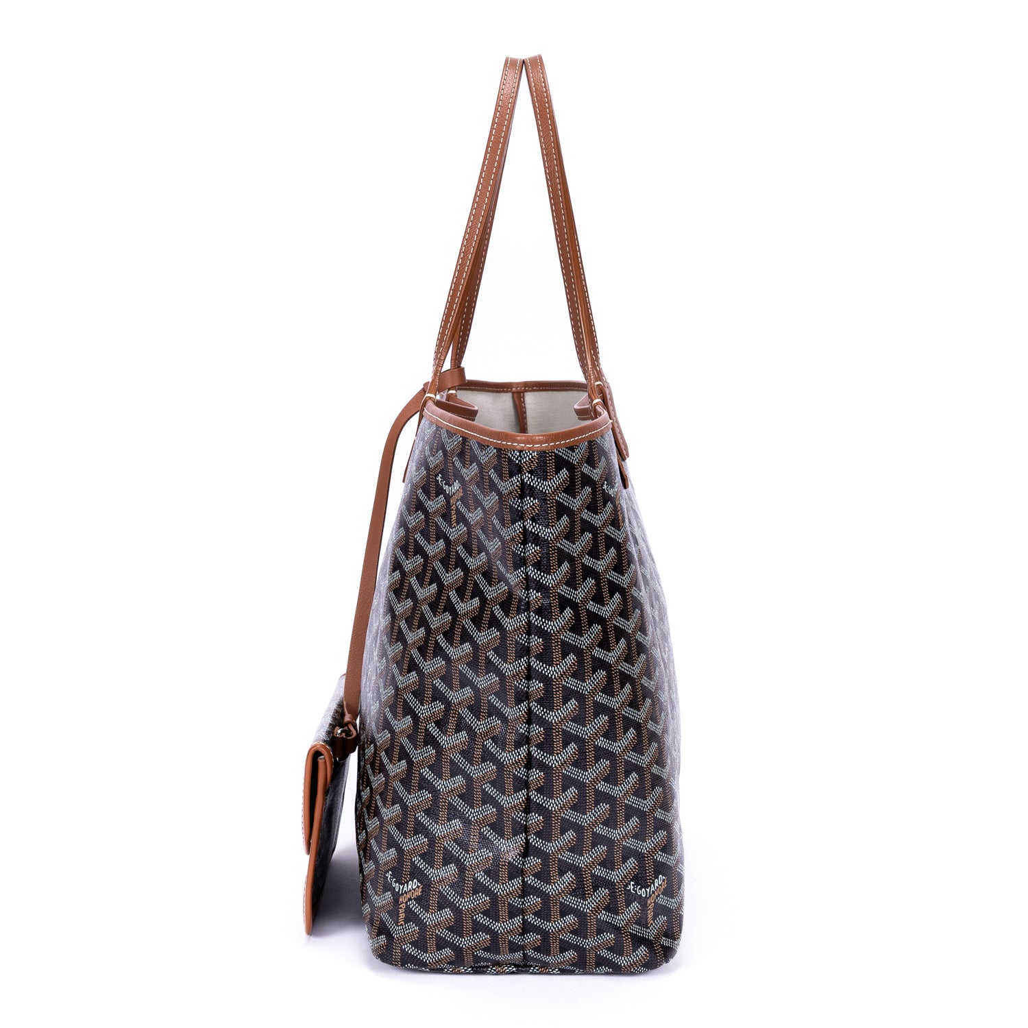Shoulder Bag Saint Louis PM Black Goyardine Coated Canvas