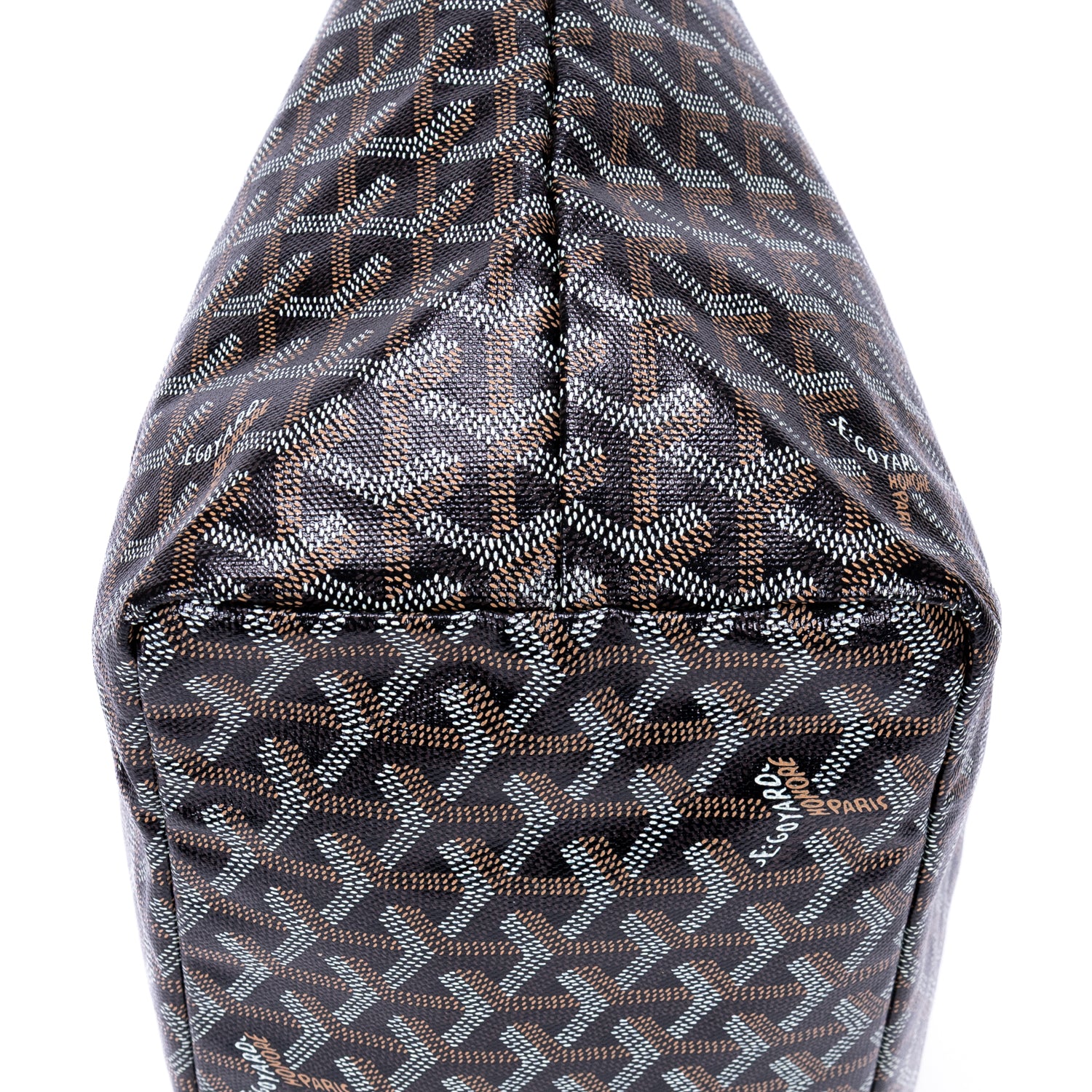 Shoulder Bag Saint Louis PM Black Goyardine Coated Canvas