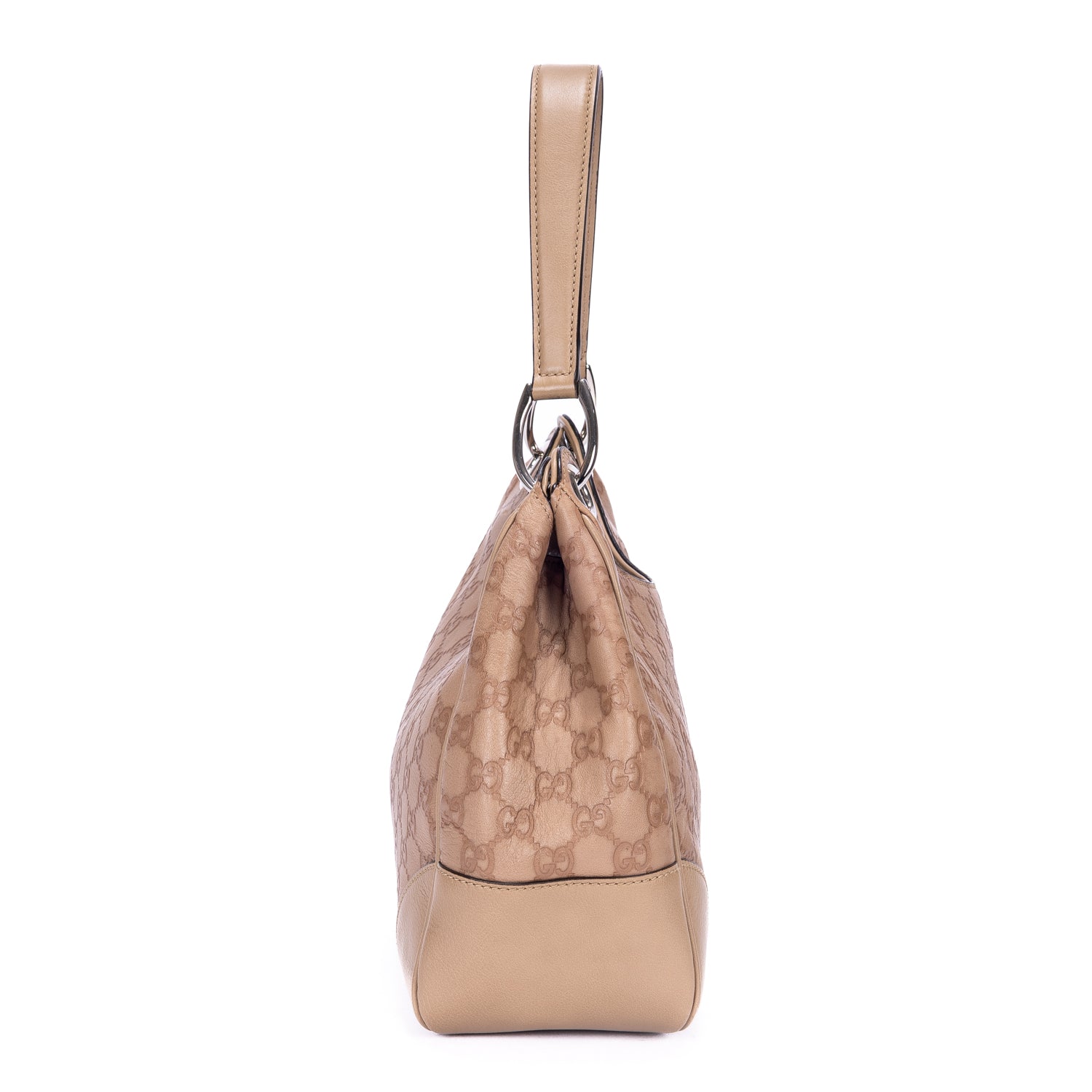 Shoulder Bag Colbert Hobo Small Beige Guccissima Leather