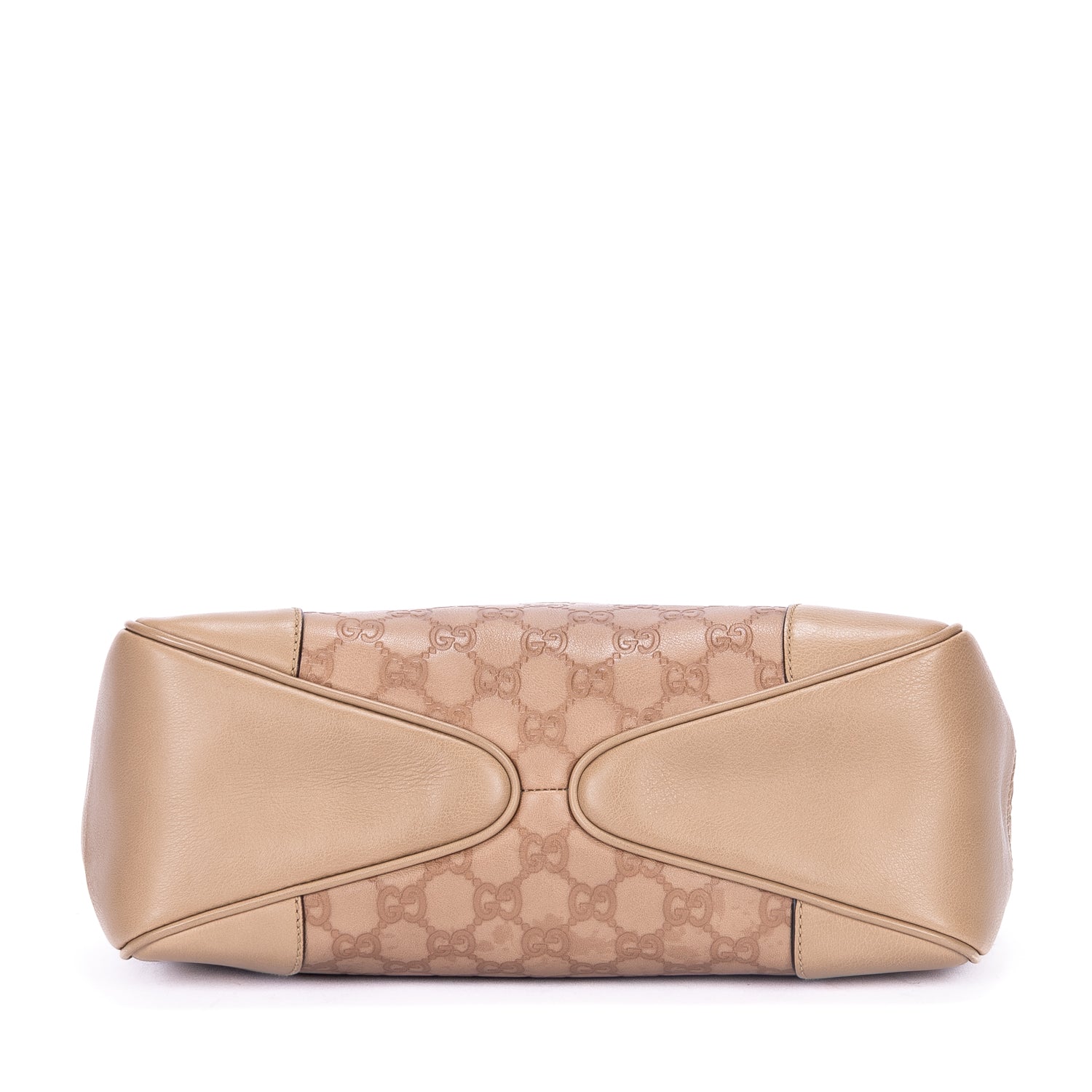 Bolso de hombro Colbert Hobo pequeño de cuero Guccissima beige