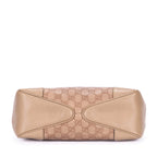 Sac porté épaule Colbert Hobo petit en cuir Guccissima beige