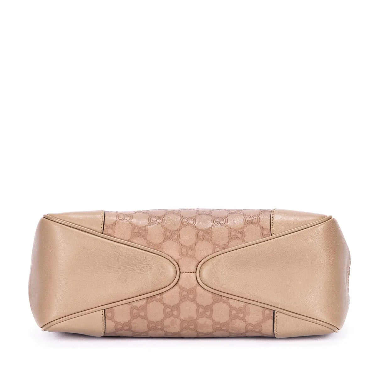 Sac porté épaule Colbert Hobo petit en cuir Guccissima beige