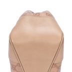 Bolso de hombro Colbert Hobo pequeño de cuero Guccissima beige