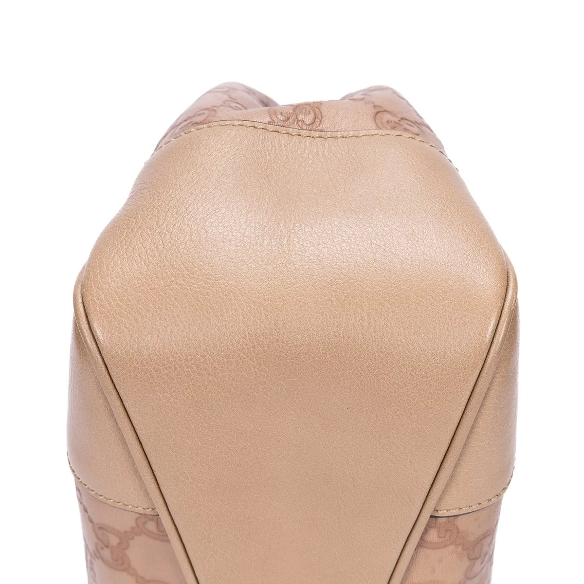Sac porté épaule Colbert Hobo petit en cuir Guccissima beige