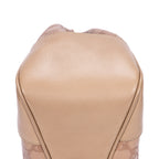 Bolso de hombro Colbert Hobo pequeño de cuero Guccissima beige