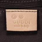 Bolso de hombro Colbert Hobo pequeño de cuero Guccissima beige