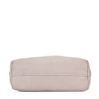 Shoulder Bag Shopping Tote Grey Vitello Daino Leather