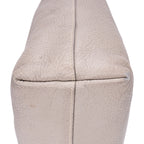 Shoulder Bag Shopping Tote Grey Vitello Daino Leather