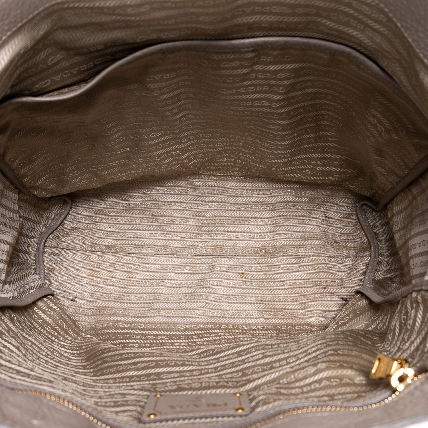 Shoulder Bag Shopping Tote Grey Vitello Daino Leather