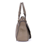Shoulder Bag Marcie Medium Brown Calfskin Leather