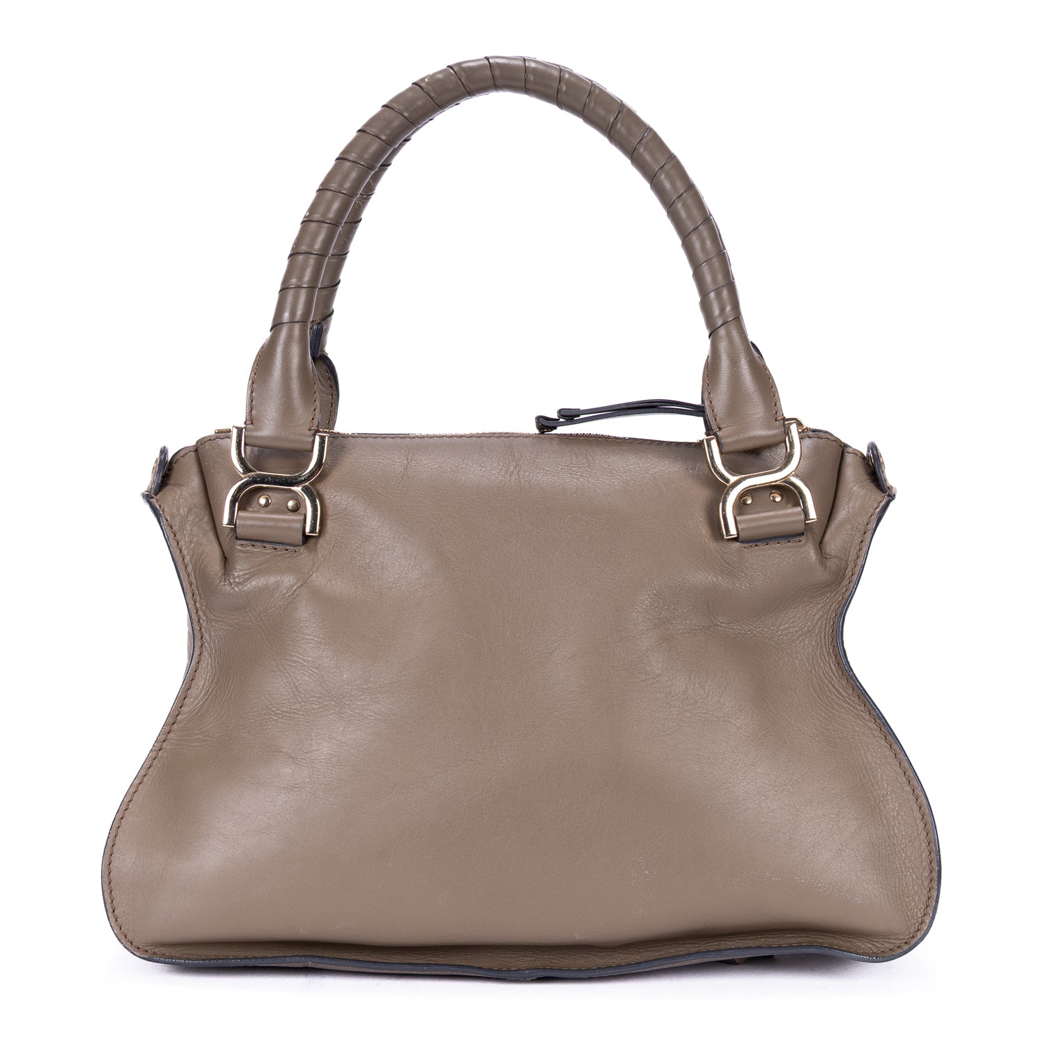 Shoulder Bag Marcie Medium Brown Calfskin Leather