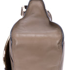 Shoulder Bag Marcie Medium Brown Calfskin Leather