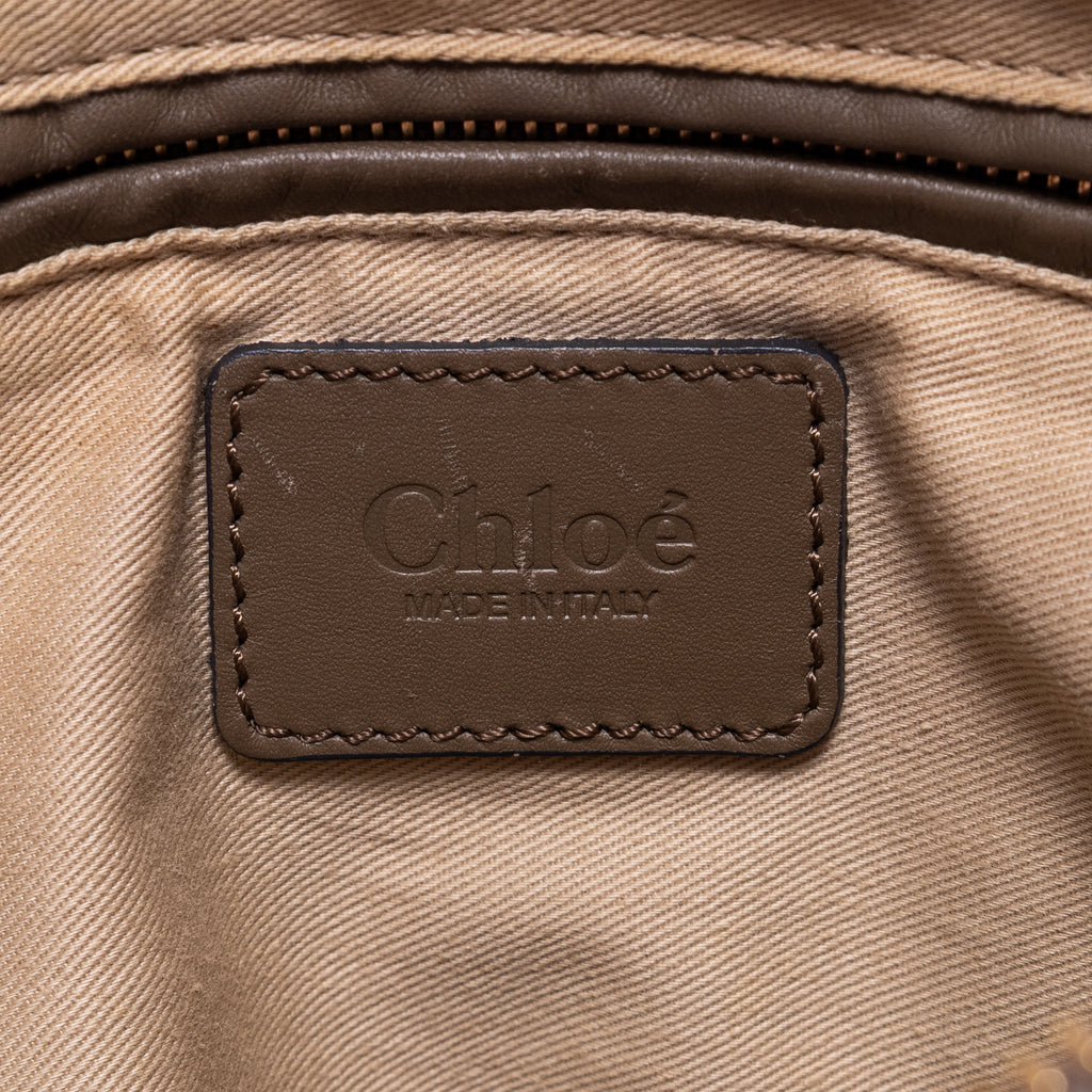 Shoulder Bag Marcie Medium Brown Calfskin Leather