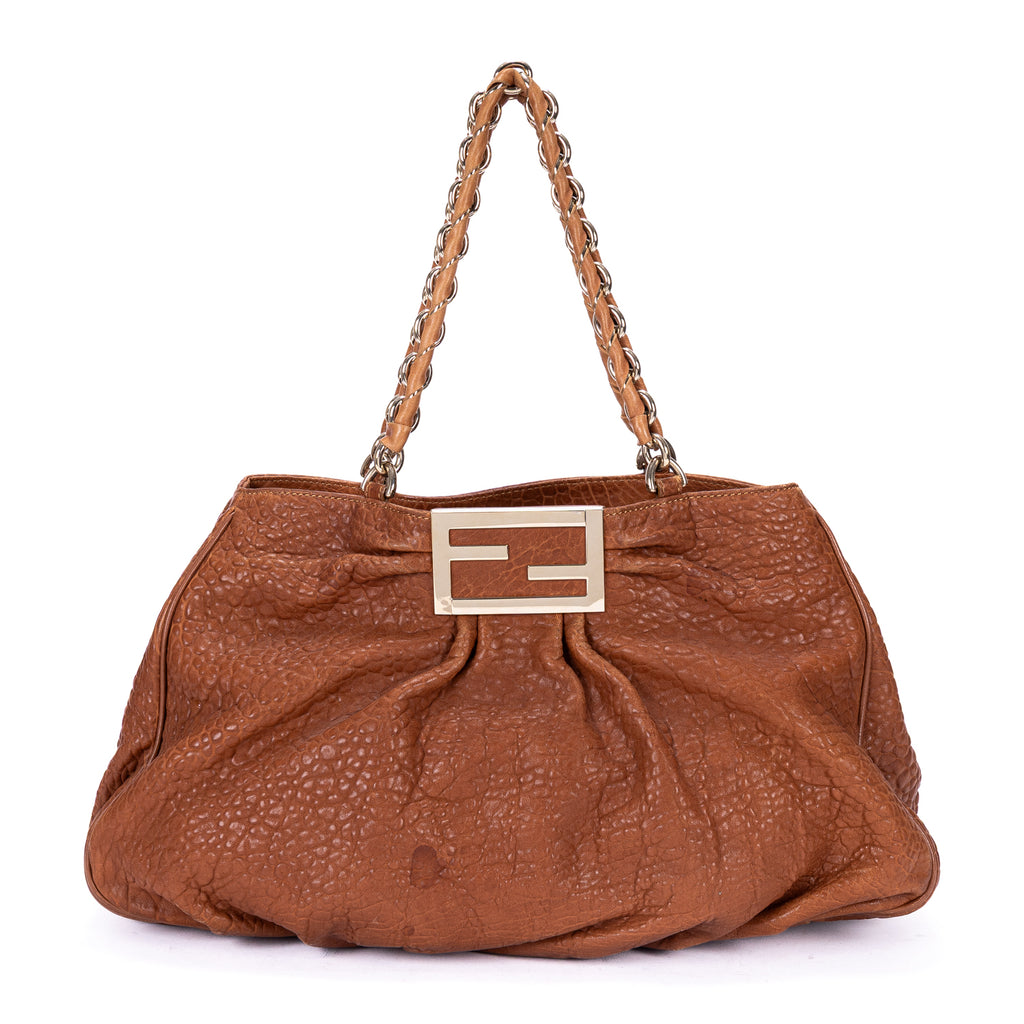 Shoulder Bag Mia Hobo Bag Tan Textured Leather