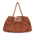Shoulder Bag Mia Hobo Bag Tan Textured Leather