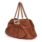 Shoulder Bag Mia Hobo Bag Tan Textured Leather