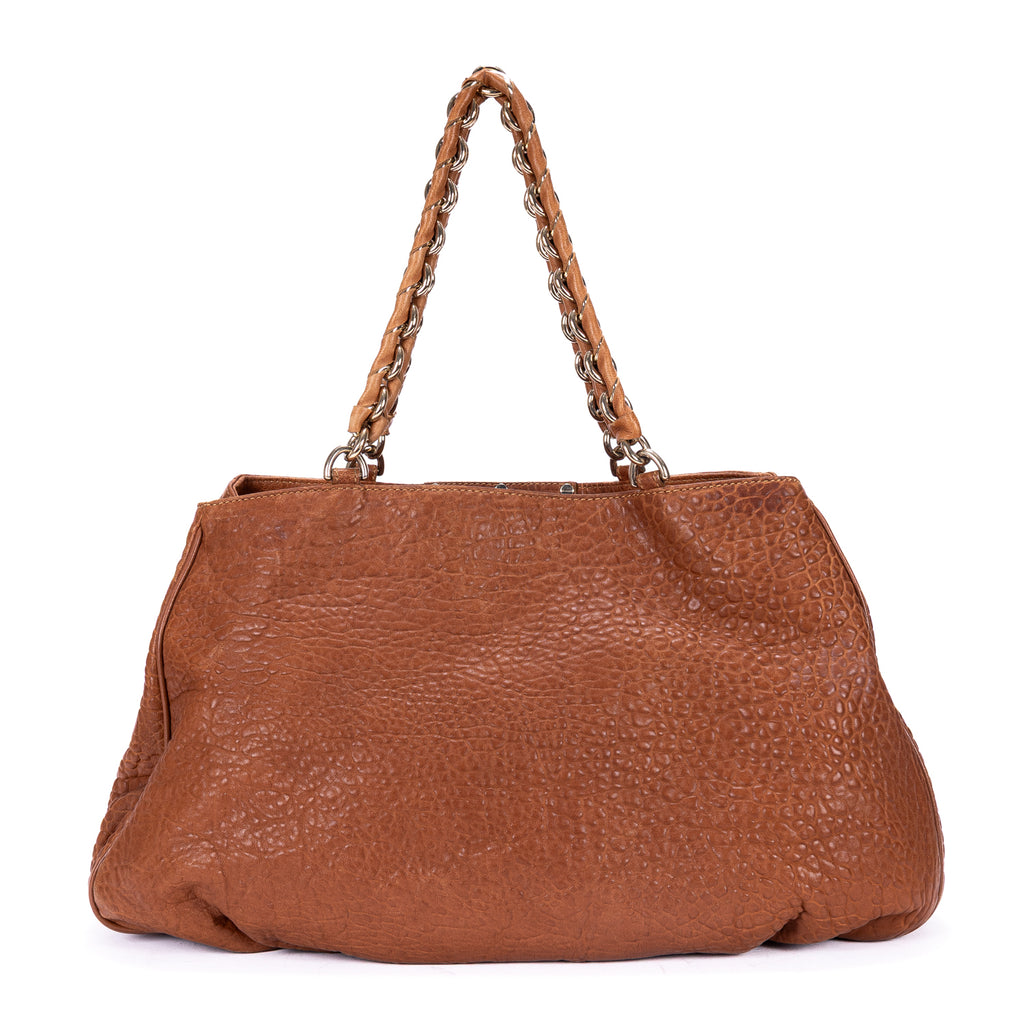 Shoulder Bag Mia Hobo Bag Tan Textured Leather
