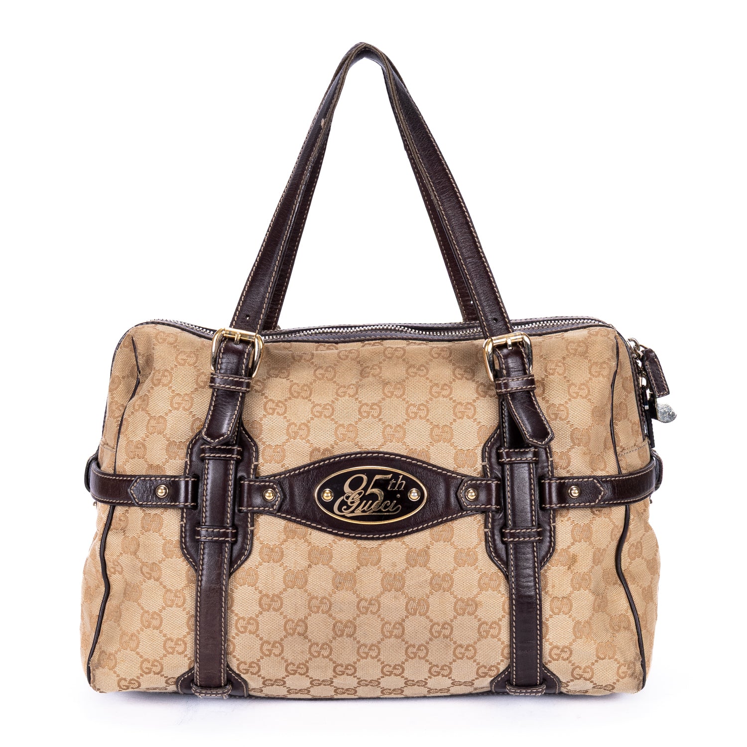 Shoulder Bag Ltd. Ed. 85th Anniversary Boston Beige Monogram Canvas