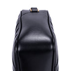 Shoulder Bag Lou Camera Bag Black Quilted Chevron Leather