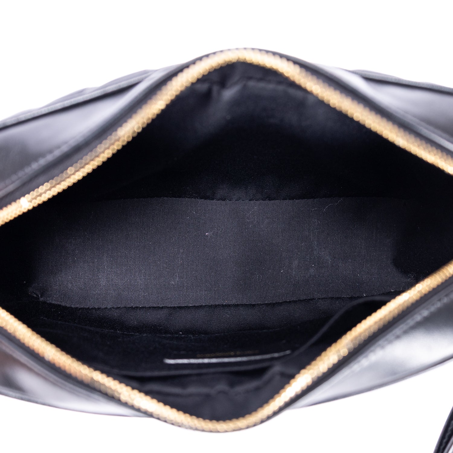 Shoulder Bag Lou Camera Bag Black Quilted Chevron Leather