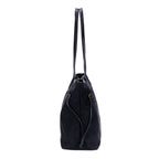 Bolso de Hombro de Compras, Lona de Nailon Negra