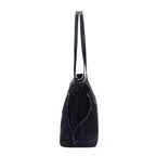 Bolso de Hombro de Compras, Lona de Nailon Negra