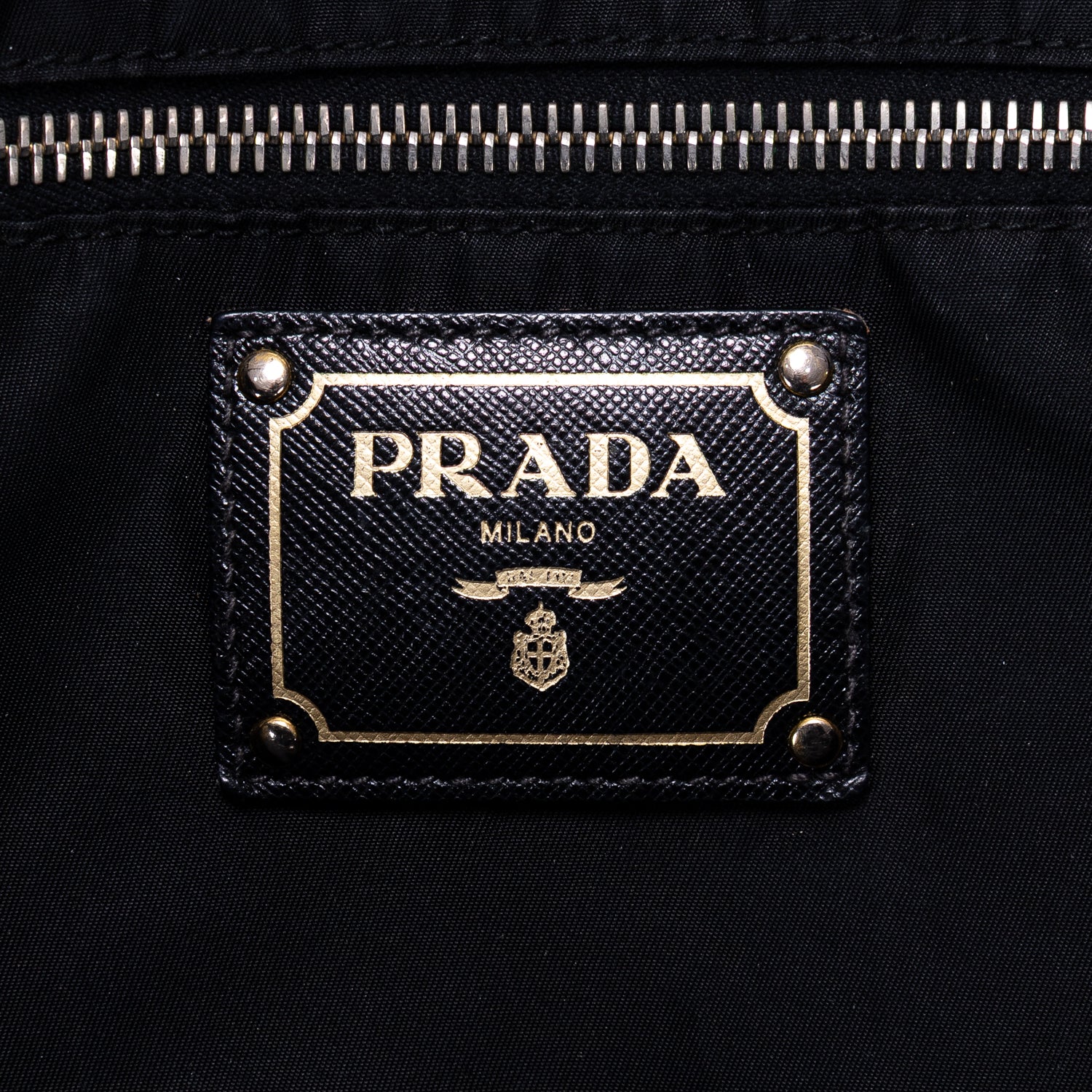 Bolso de Hombro de Compras, Lona de Nailon Negra