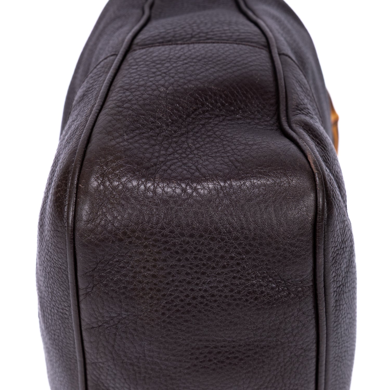Bolso de mano Bamboo Diana Hobo de piel de becerro negra