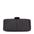 Bolso de mano Mamma Baguette lona recubierta Zucca negra