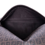 Bolso de mano Mamma Baguette lona recubierta Zucca negra