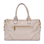 Handbag Motor Tote Grey Vitello Phenix
