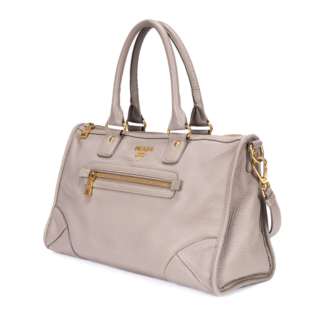 Handbag Motor Tote Grey Vitello Phenix