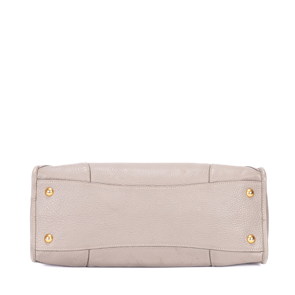 Handbag Motor Tote Grey Vitello Phenix