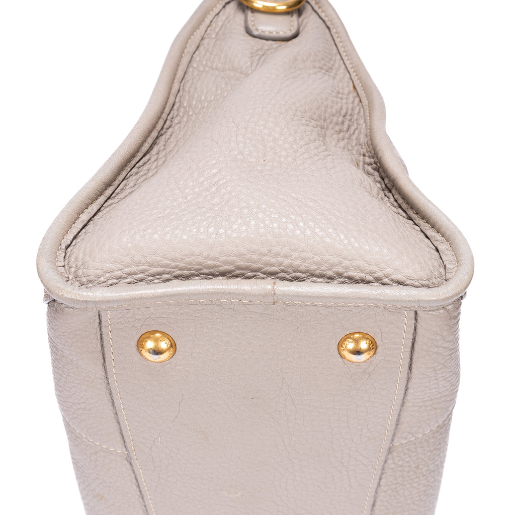 Handbag Motor Tote Grey Vitello Phenix