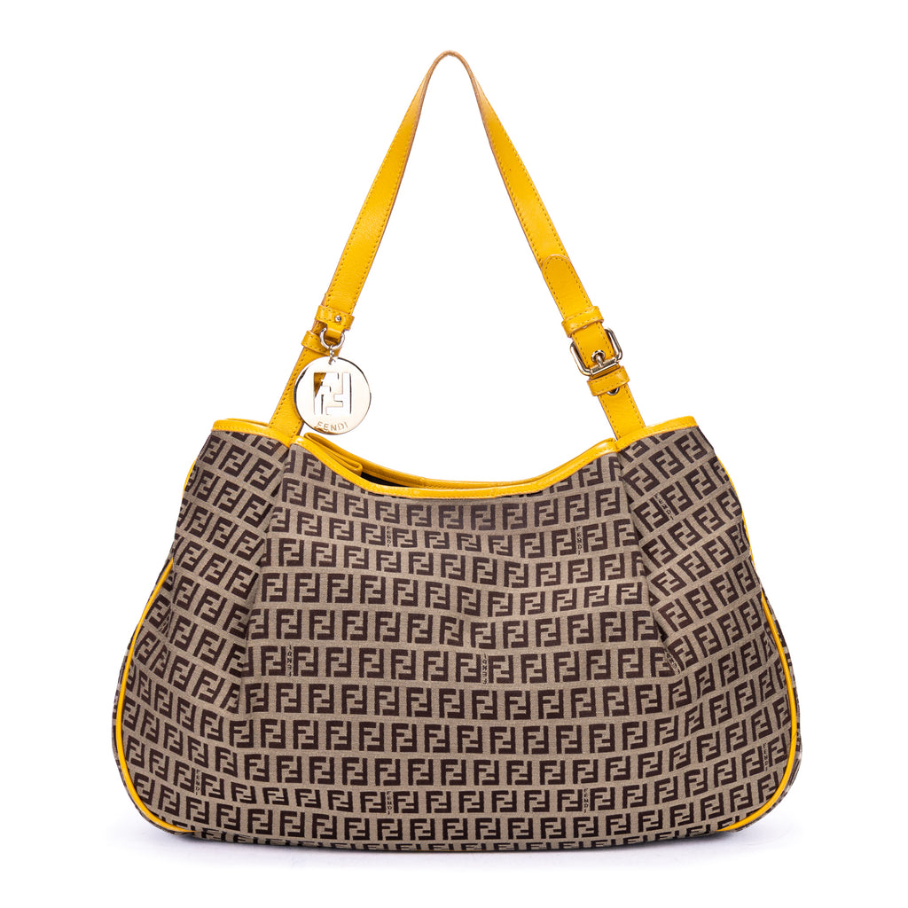 Bolso de Hombro Zucchino Hobo Lona Zucca Beige