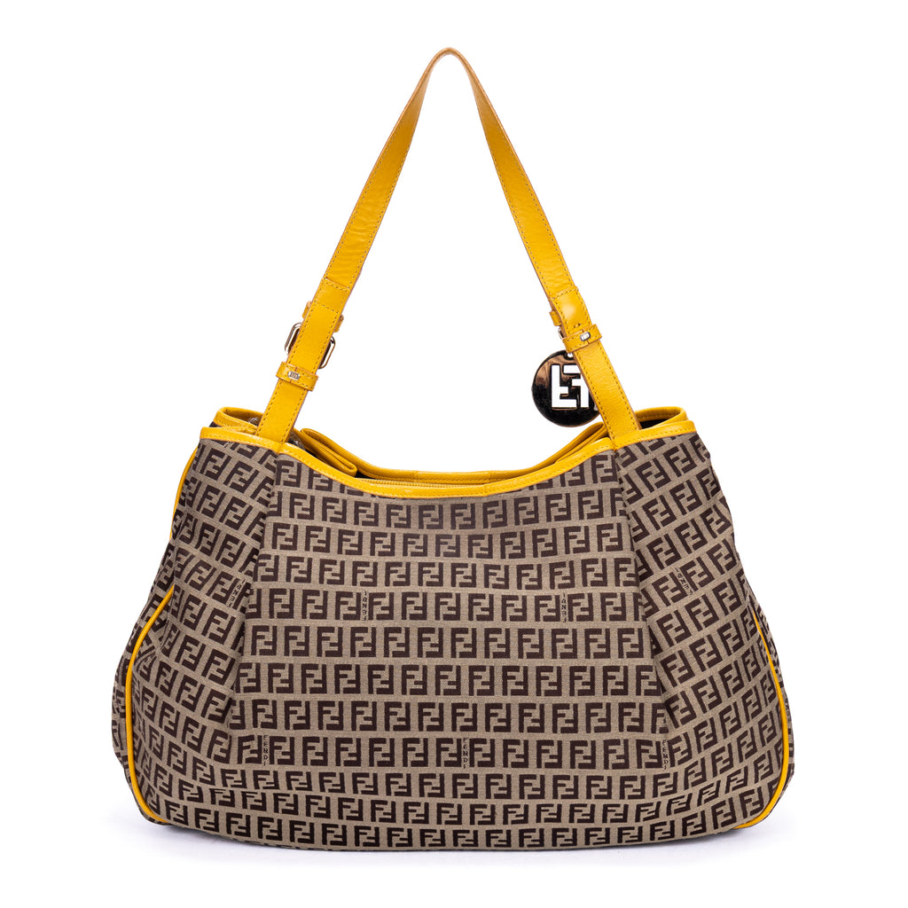 Bolso de Hombro Zucchino Hobo Lona Zucca Beige