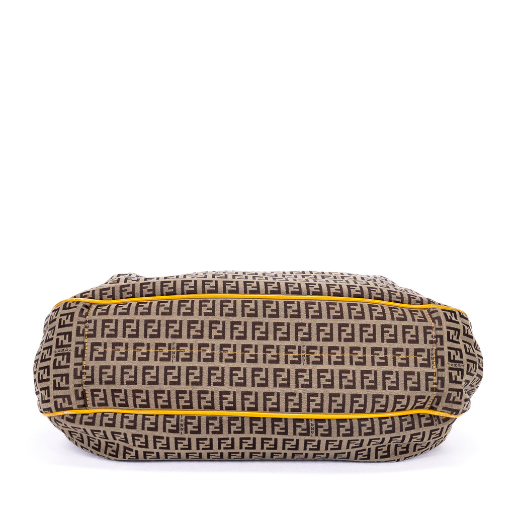 Bolso de Hombro Zucchino Hobo Lona Zucca Beige