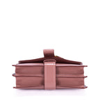 Bolso de hombro Aby Chain Bag Piel de becerro rosa