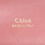 Bolso de hombro Aby Chain Bag Piel de becerro rosa