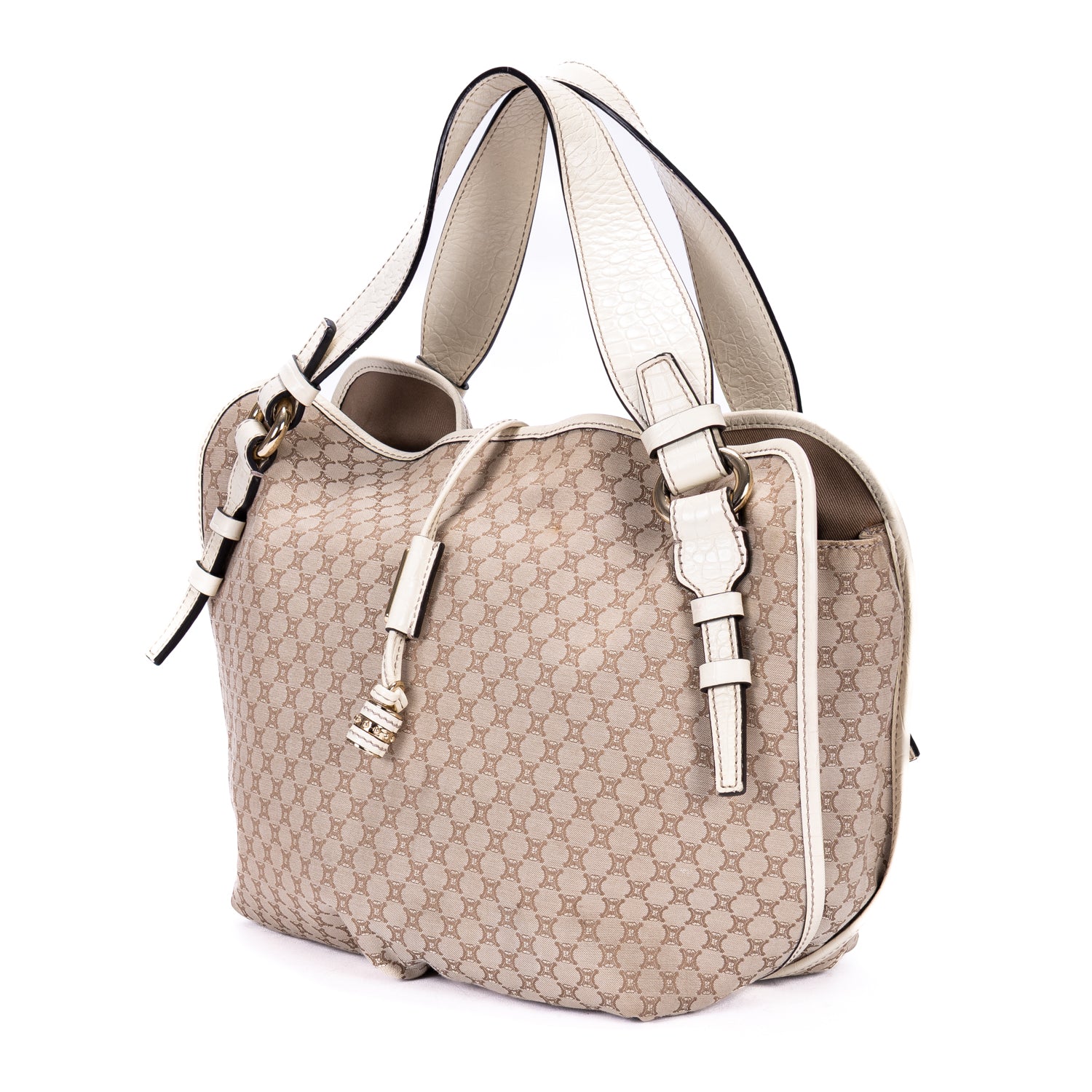Handbag Bittersweet Hobo Beige Triomphe Canvas