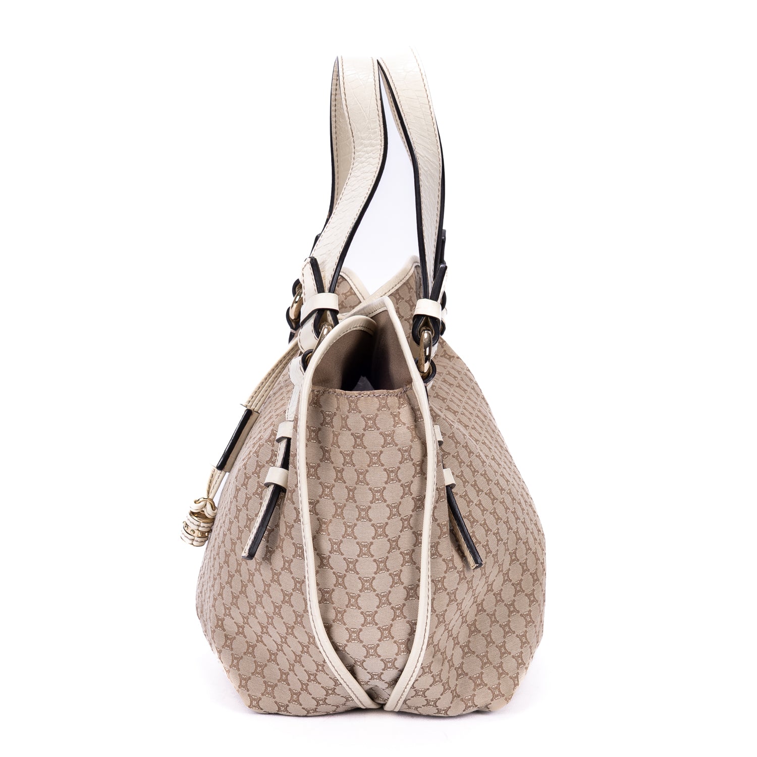 Handbag Bittersweet Hobo Beige Triomphe Canvas