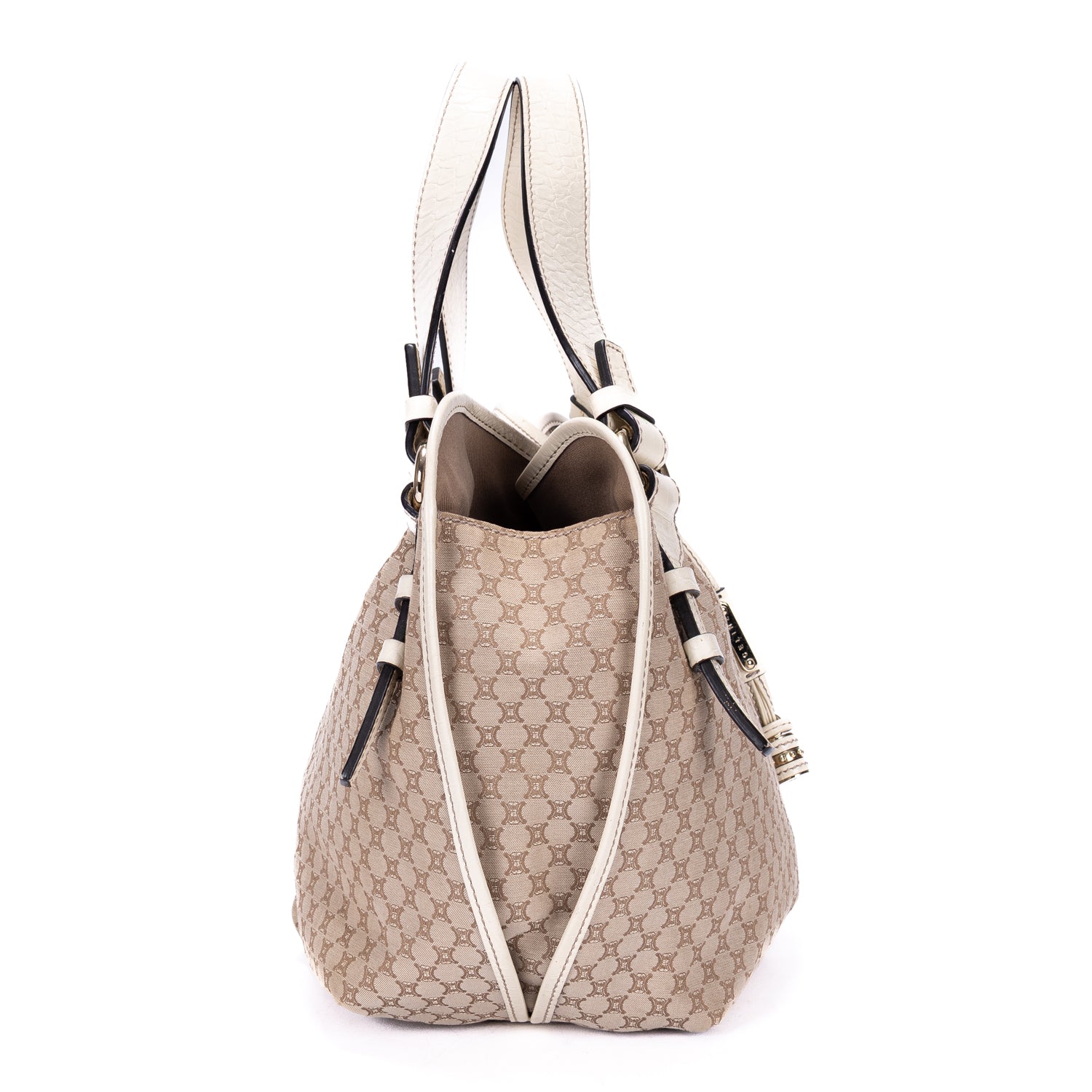 Handbag Bittersweet Hobo Beige Triomphe Canvas