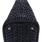 Shoulder Bag Matelasse Tote Black Nappa Matelasse Leather