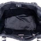 Shoulder Bag Matelasse Tote Black Nappa Matelasse Leather