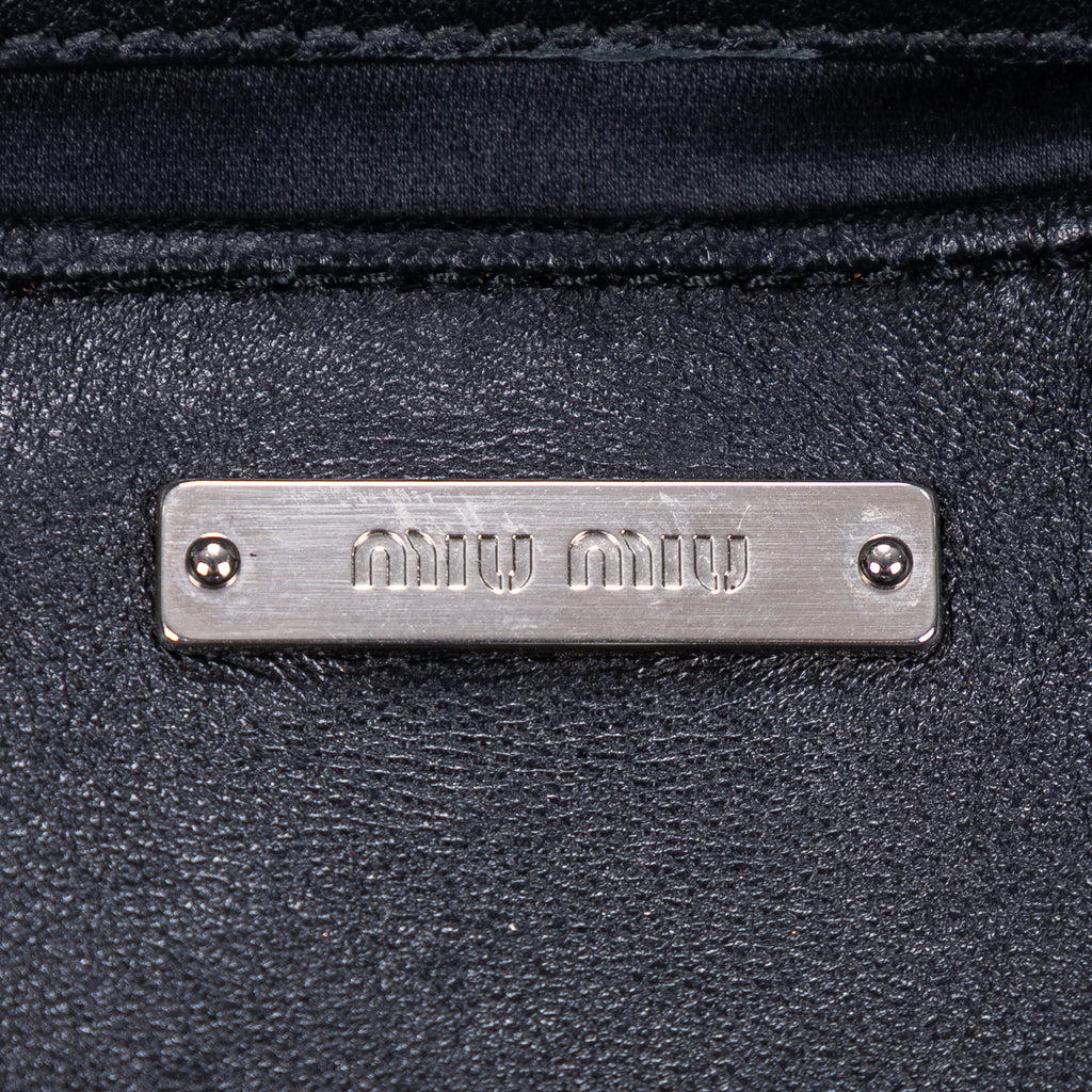 Shoulder Bag Matelasse Tote Black Nappa Matelasse Leather