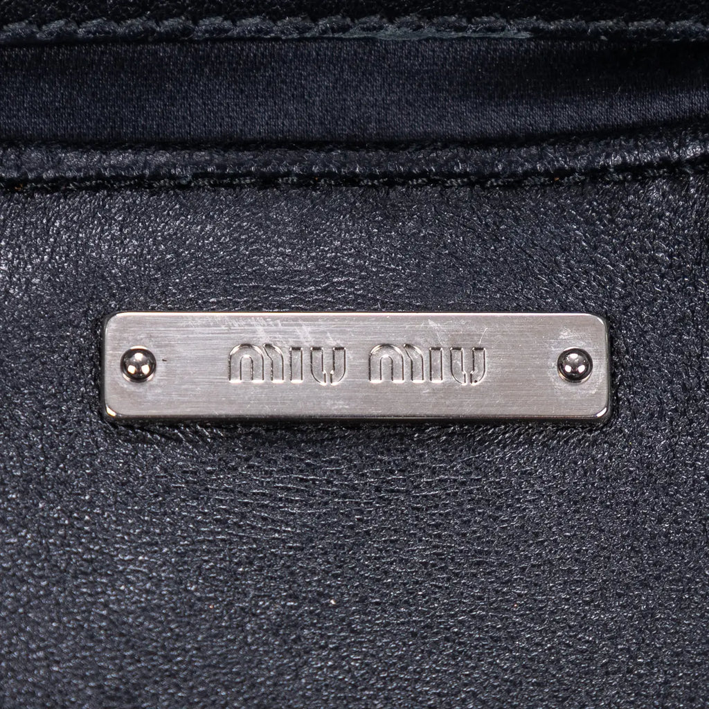 Bolso de Hombro Matelassé Tote Piel Napa Matelassé Negra