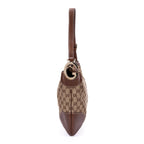 Shoulder Bag Charlotte Hobo Beige Monogrammed Canvas